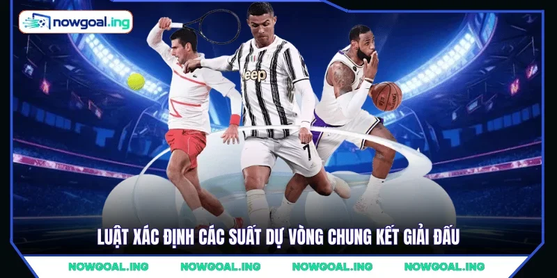 Luật xác định các suất dự vòng chung kết giải đấu